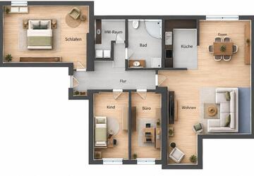 Wohnung Elze - 5 Zimmer, 180 m&sup2;, 1.400&euro; | Angebot:27585380
